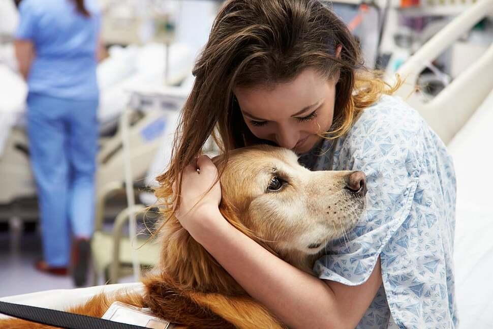 Therapy Dogs Ease Loneliness Among People Hospitalized For Mental Illness
